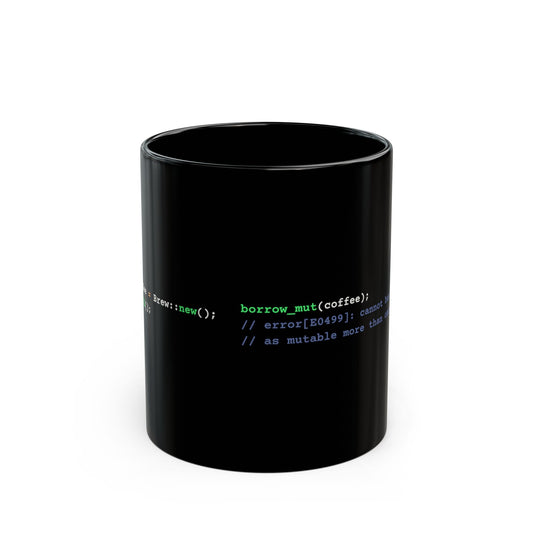 Rust borrow_mut(coffee) Mug (Dark)