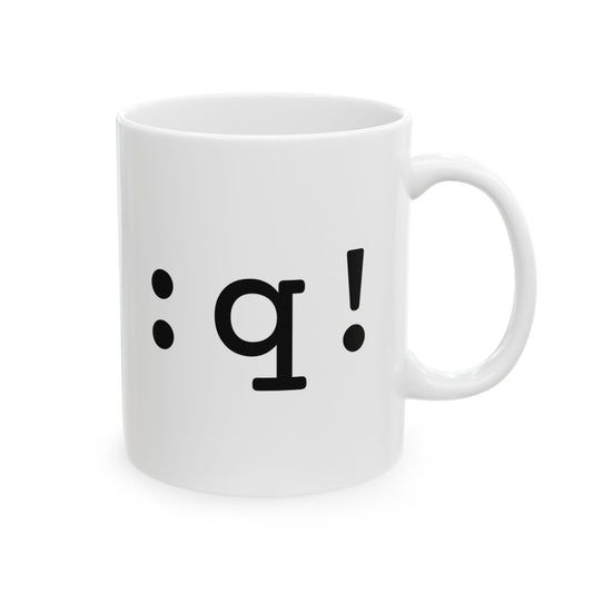 Quit Vim Mug (Light)