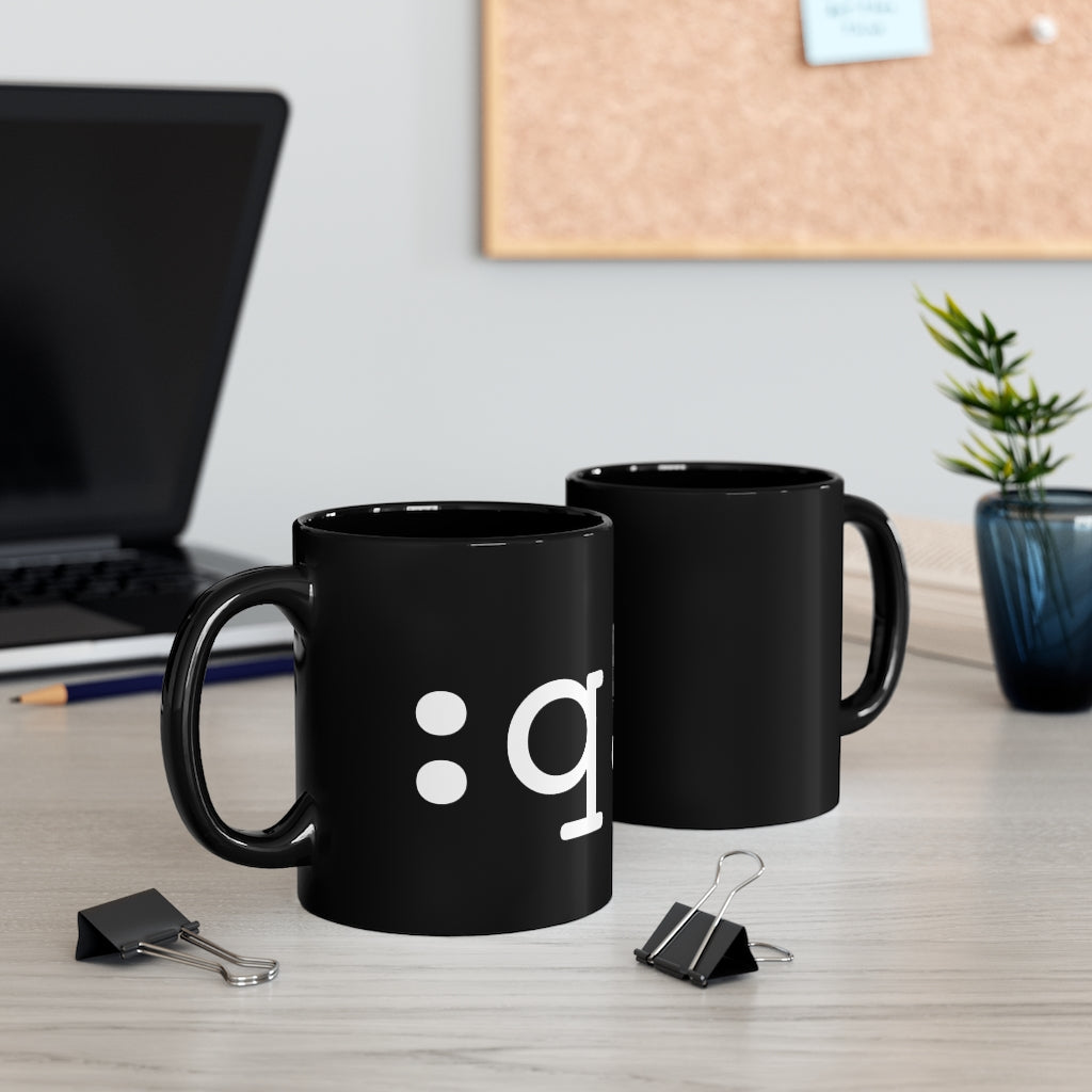 Dark Quit Vim Mug