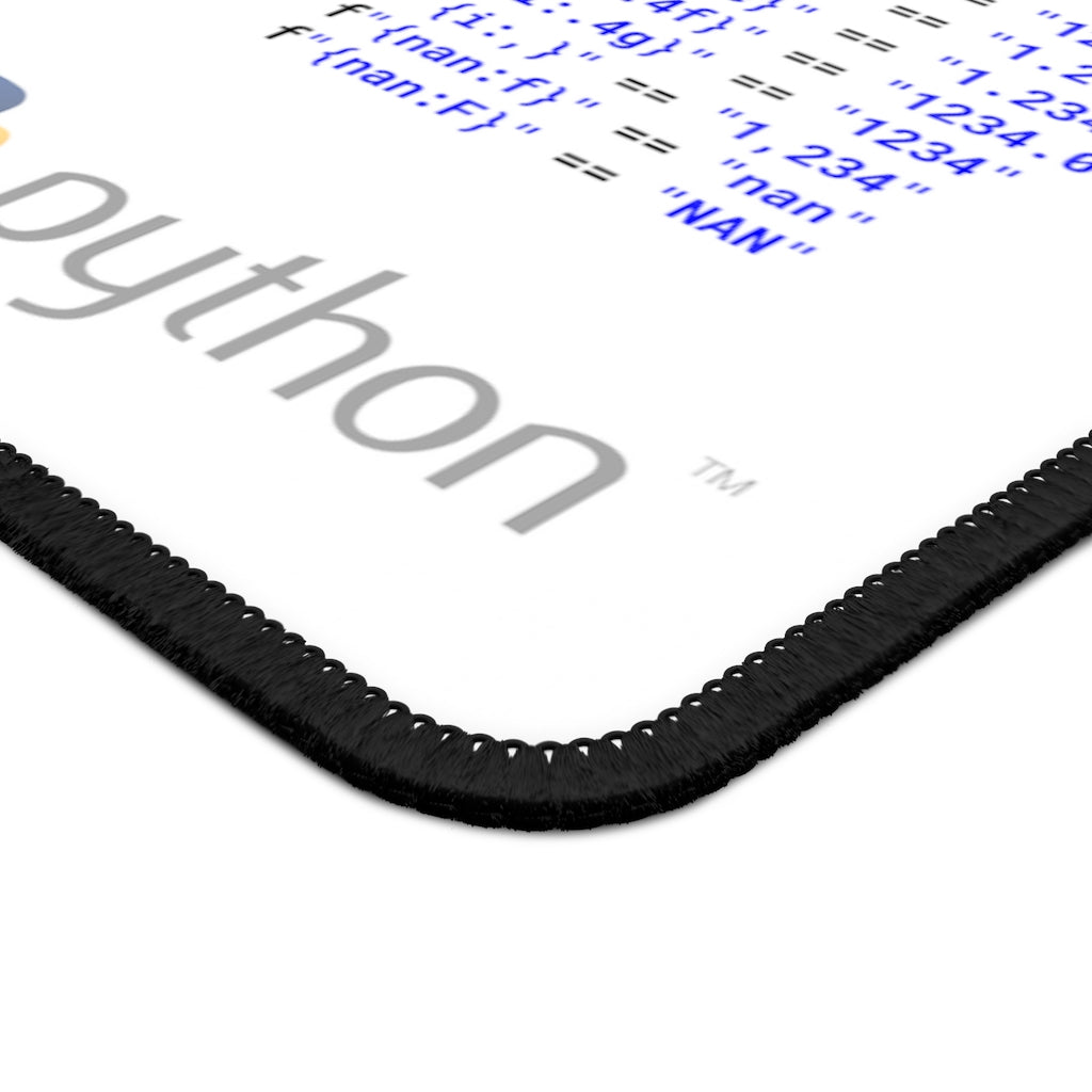 Python String Formatting Cheats Mousepad