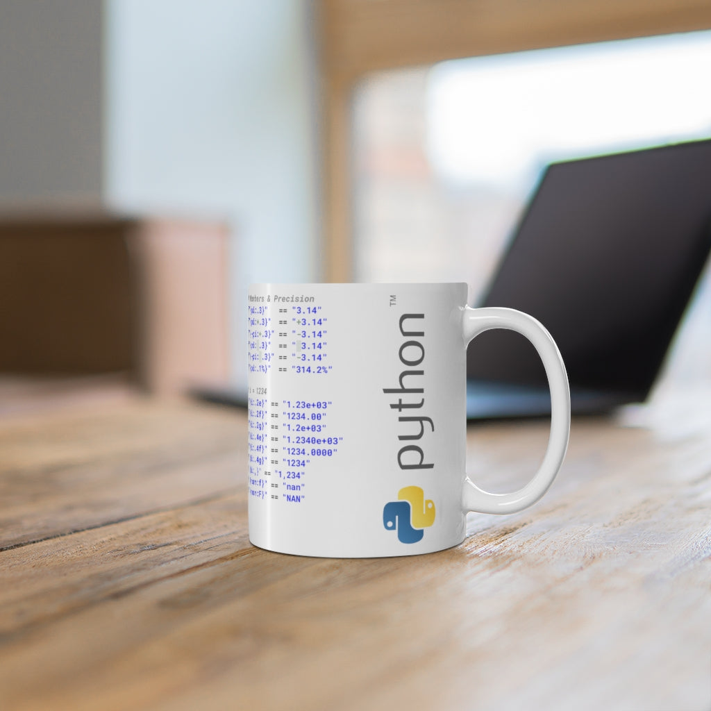 Python String Formatting Cheats Mug