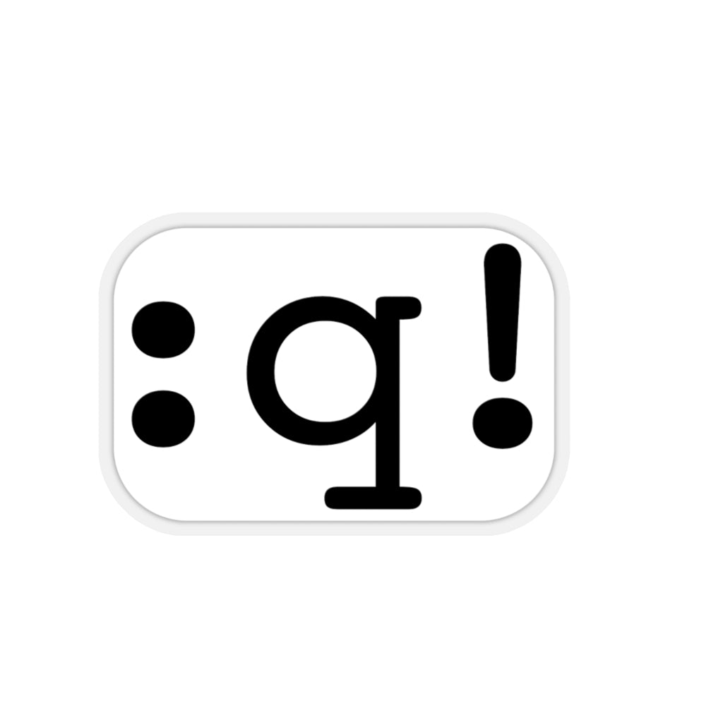 Quit Vim Sticker