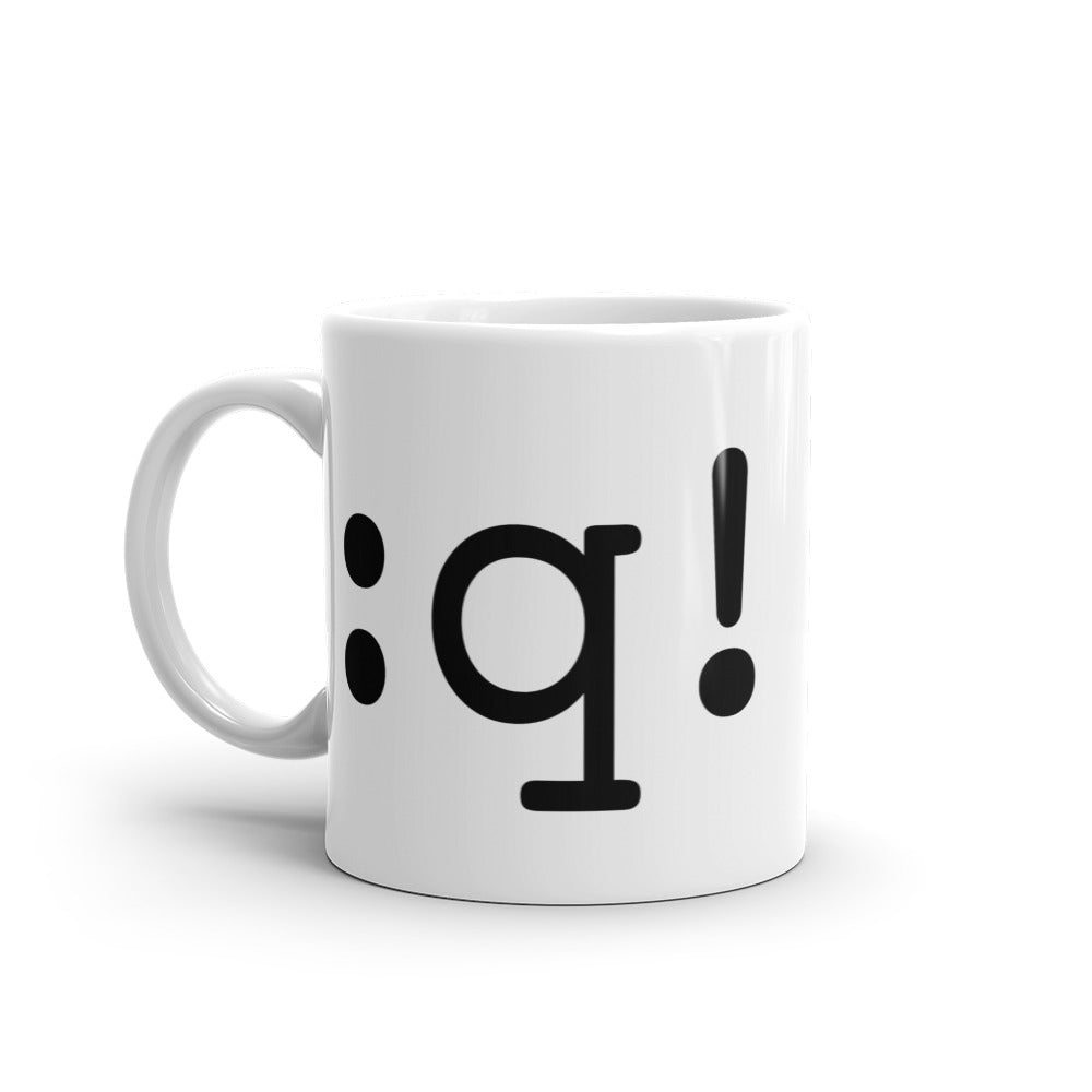 Quit vim mug