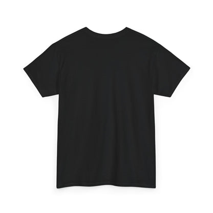 Black tee with a small white monospace private key block containing the number 4, centred on the upper chest.