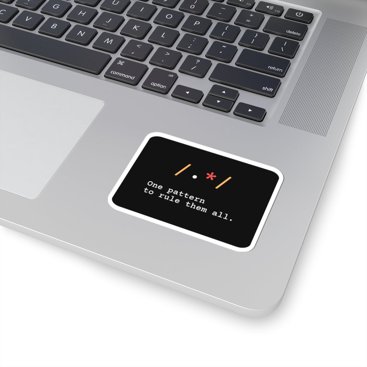 Regex Match Everything Sticker (Dark Mode)
