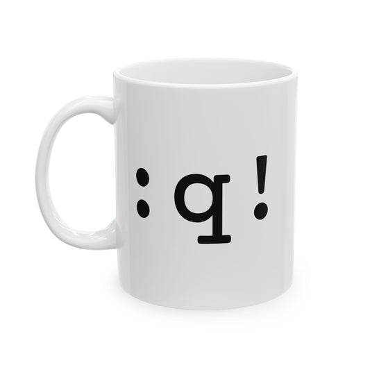 Quit Vim Mug (Light)