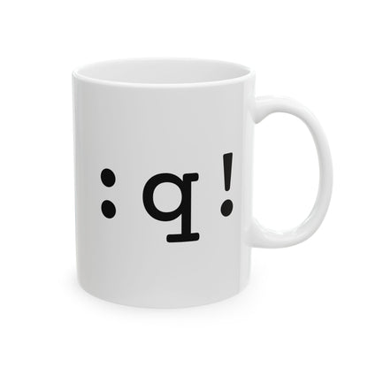 Quit Vim Mug (Light)