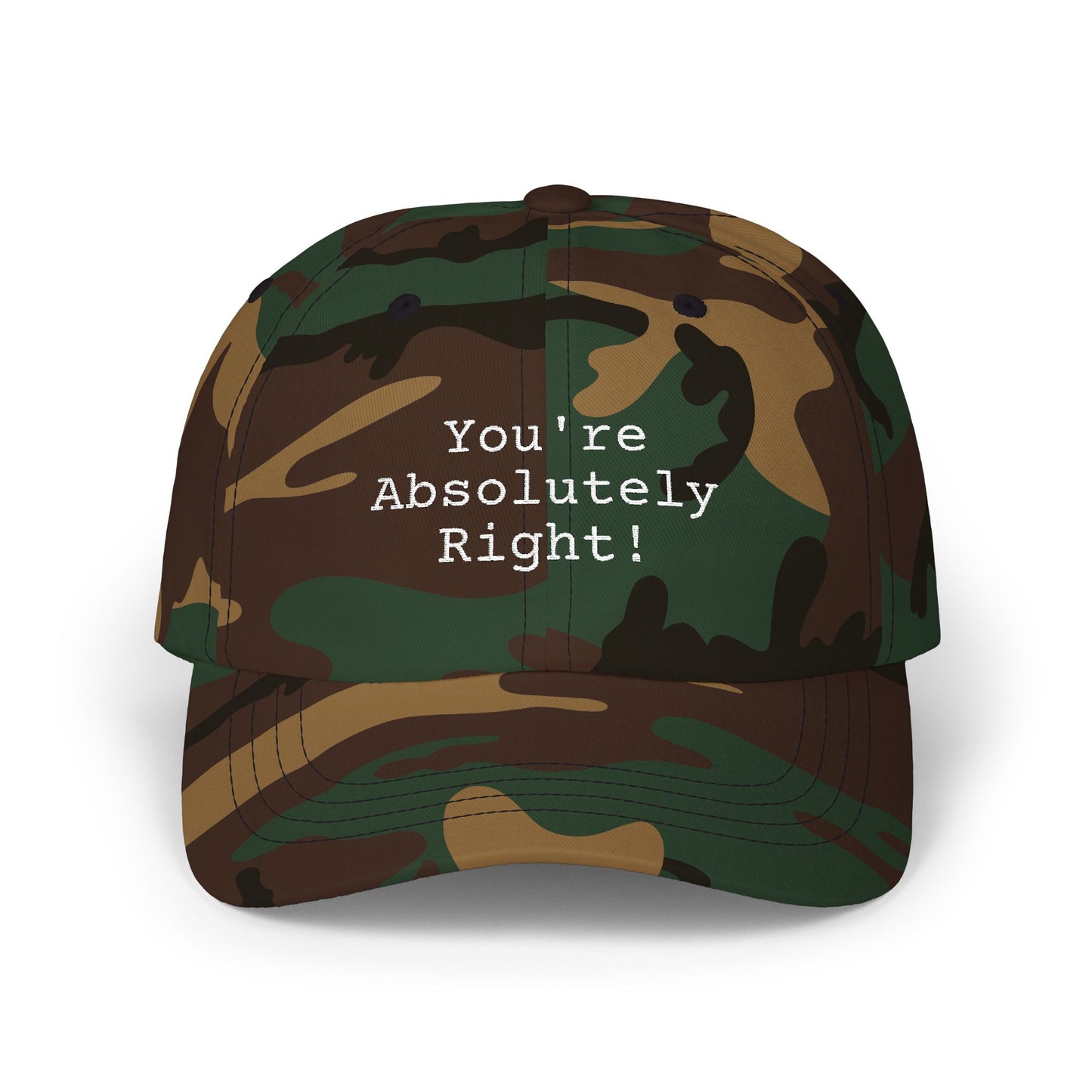 You're Absolutely Right Dad Cap (Dark)