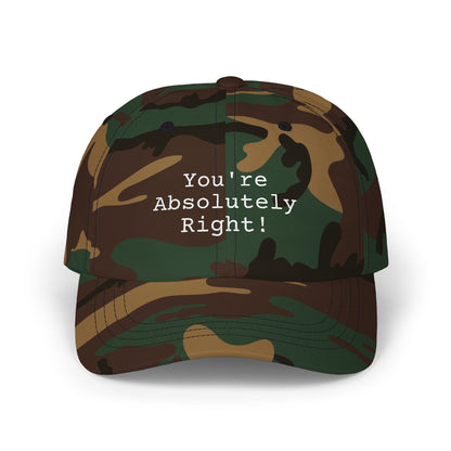 You're Absolutely Right Dad Cap (Dark)