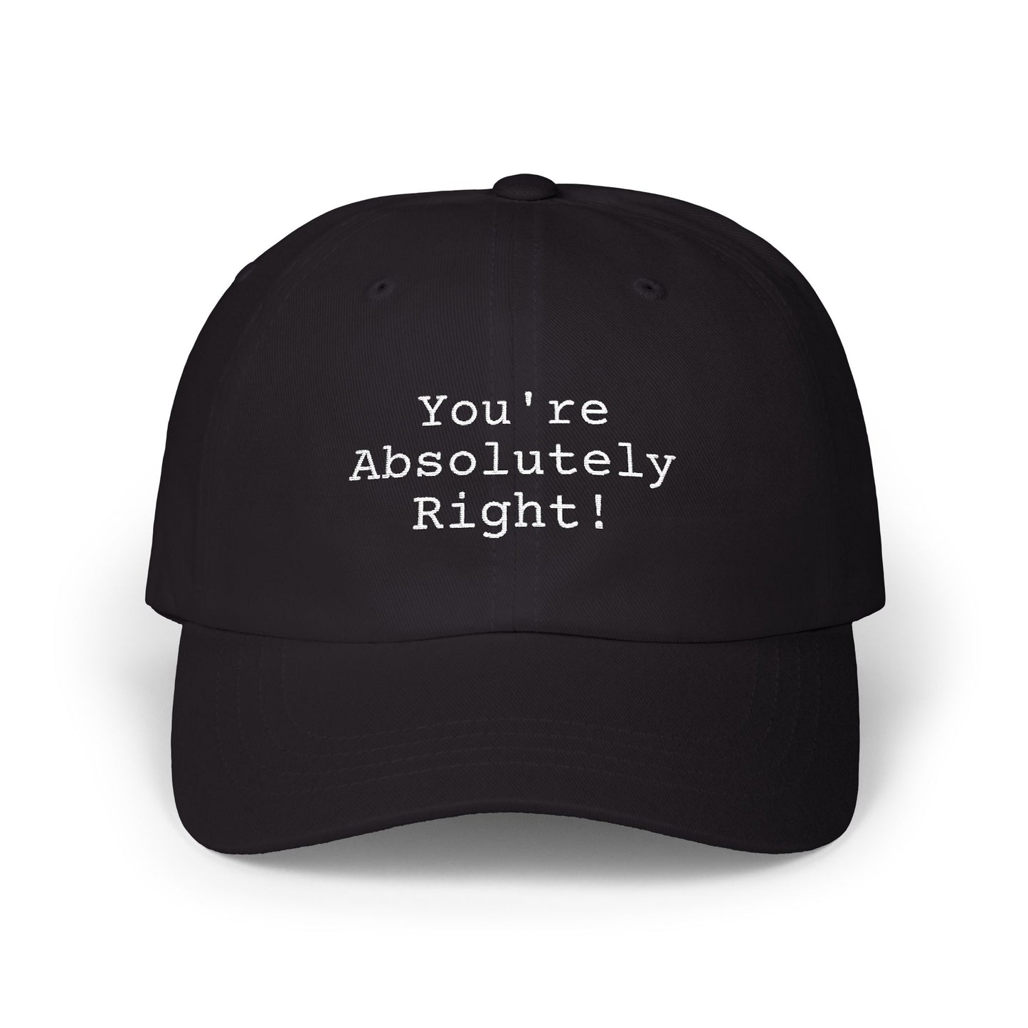 You're Absolutely Right Dad Cap (Dark)