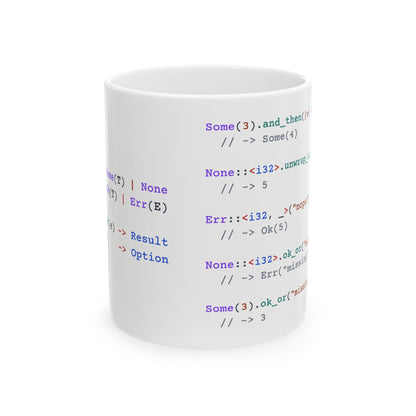 Rust Option / Result Mug (Light)