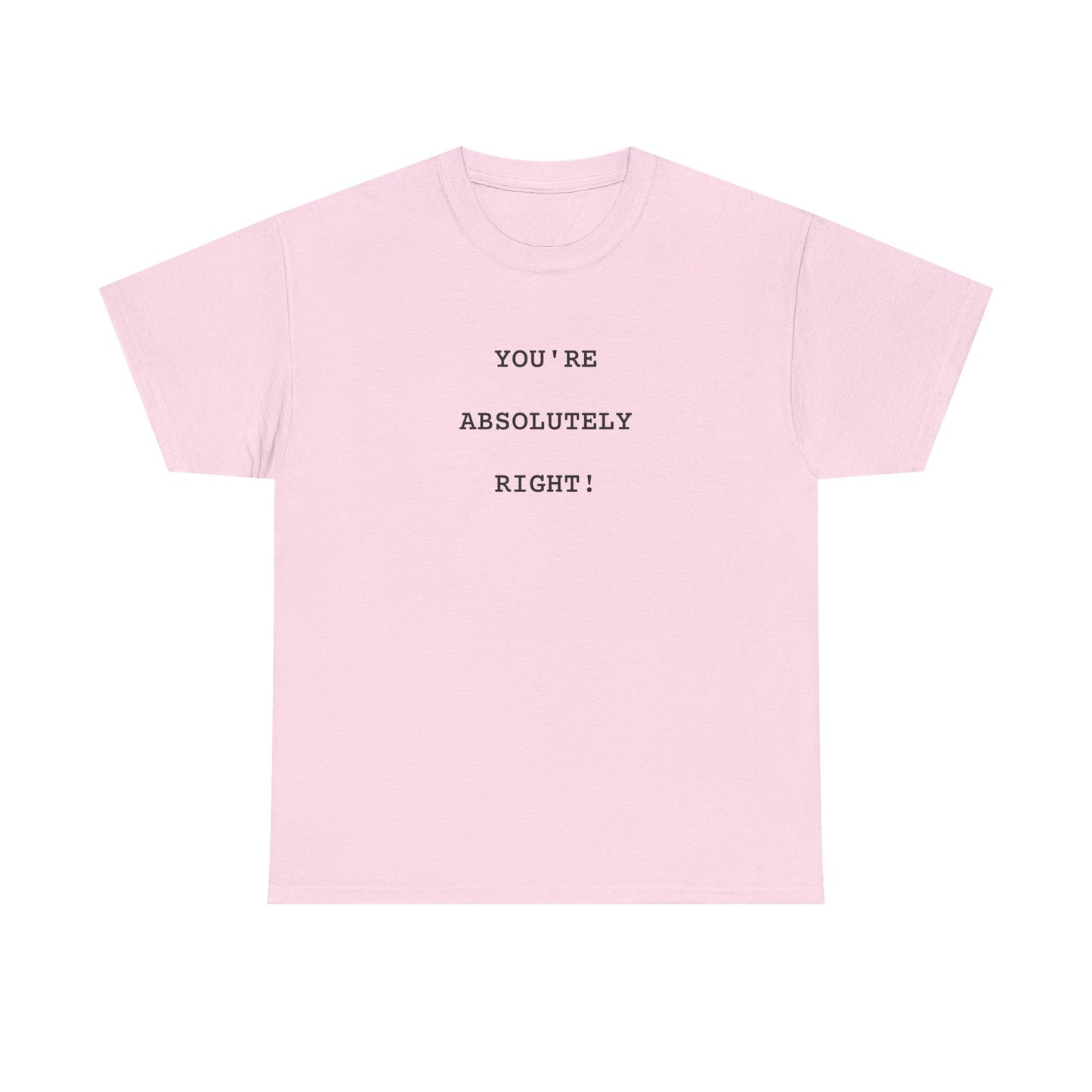 You're Absolutely Right Tee (Light)