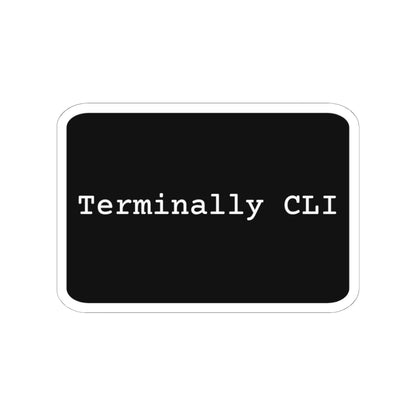 Terminally CLI Sticker (Dark)