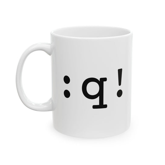 Quit Vim Mug (Light)