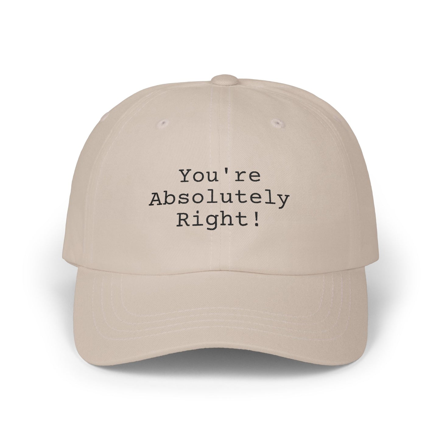 You're Absolutely Right Dad Cap (Light)