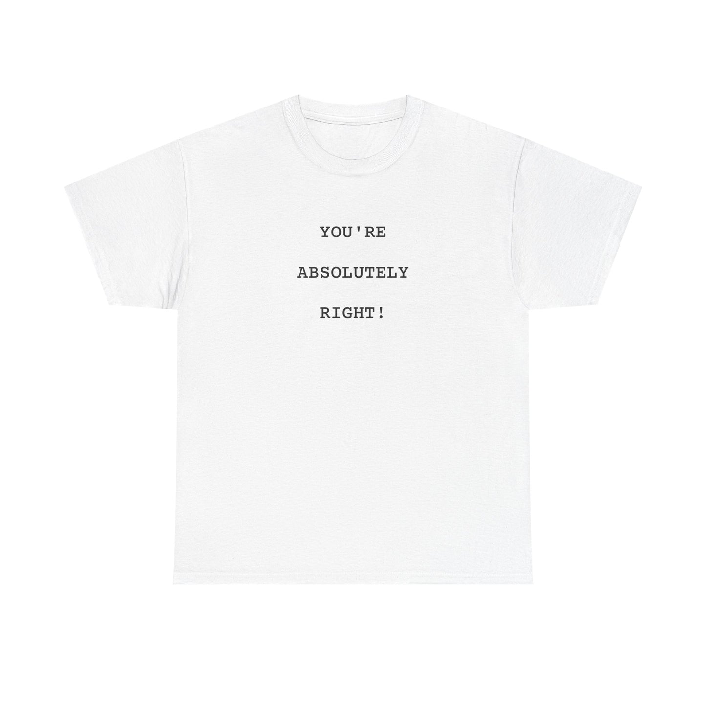 You're Absolutely Right Tee (Light)