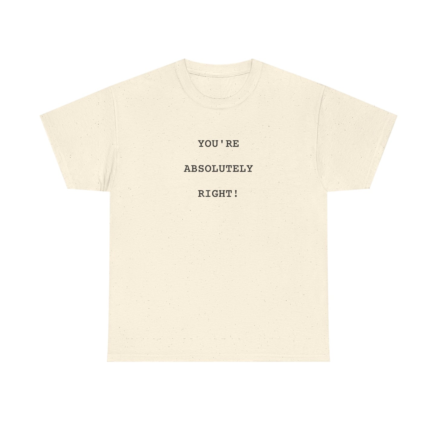 You're Absolutely Right Tee (Light)