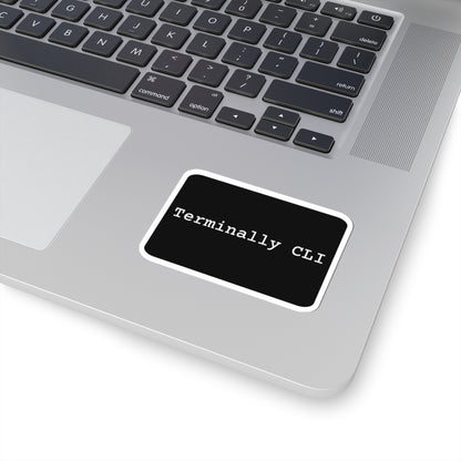 Terminally CLI Sticker (Dark)