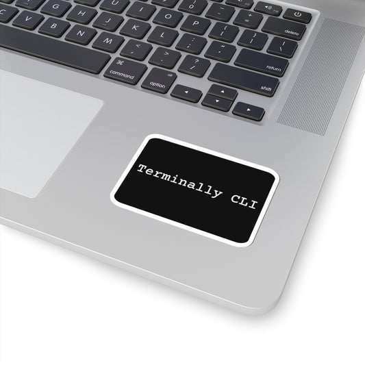 Terminally CLI Sticker (Dark)