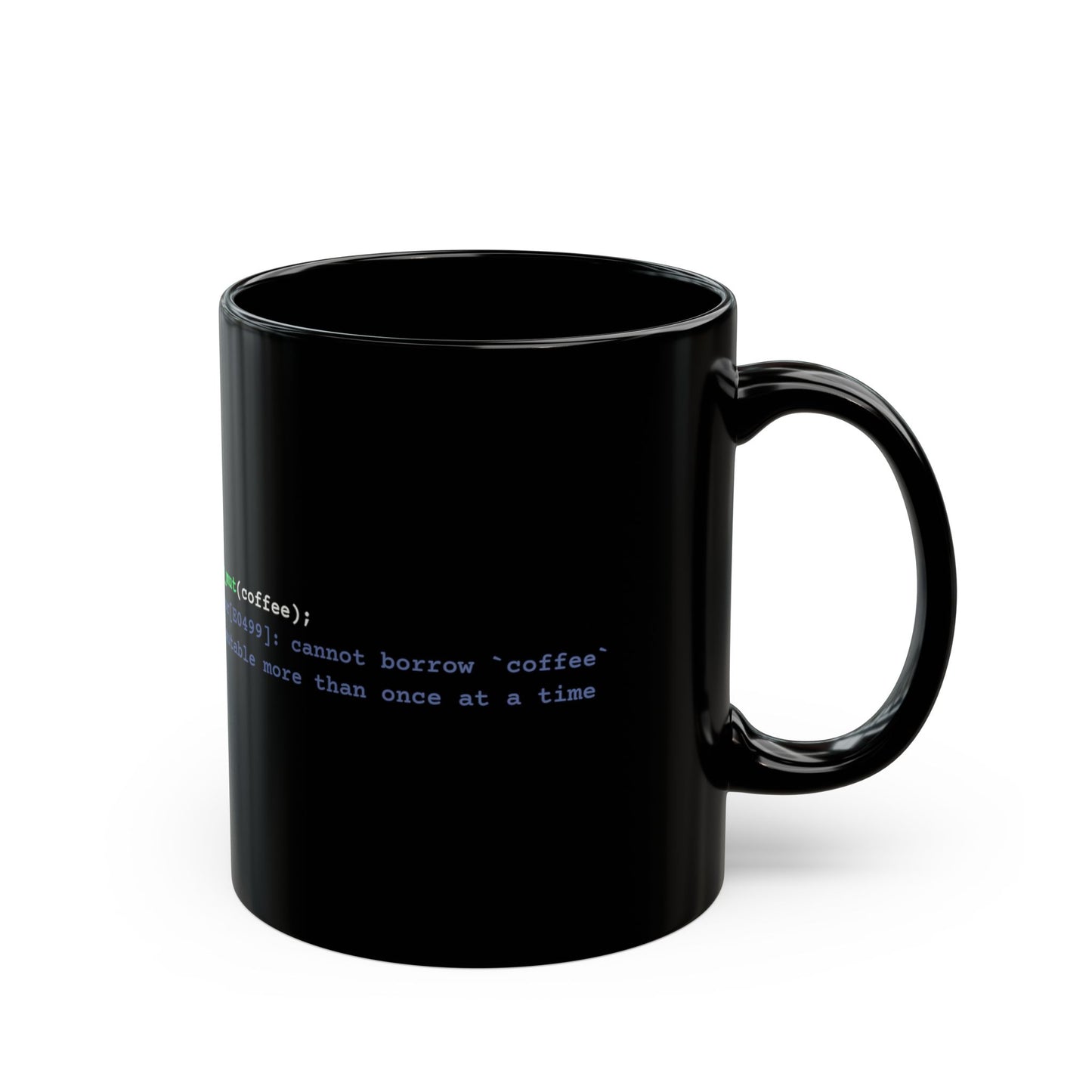Rust borrow_mut(coffee) Mug (Dark)