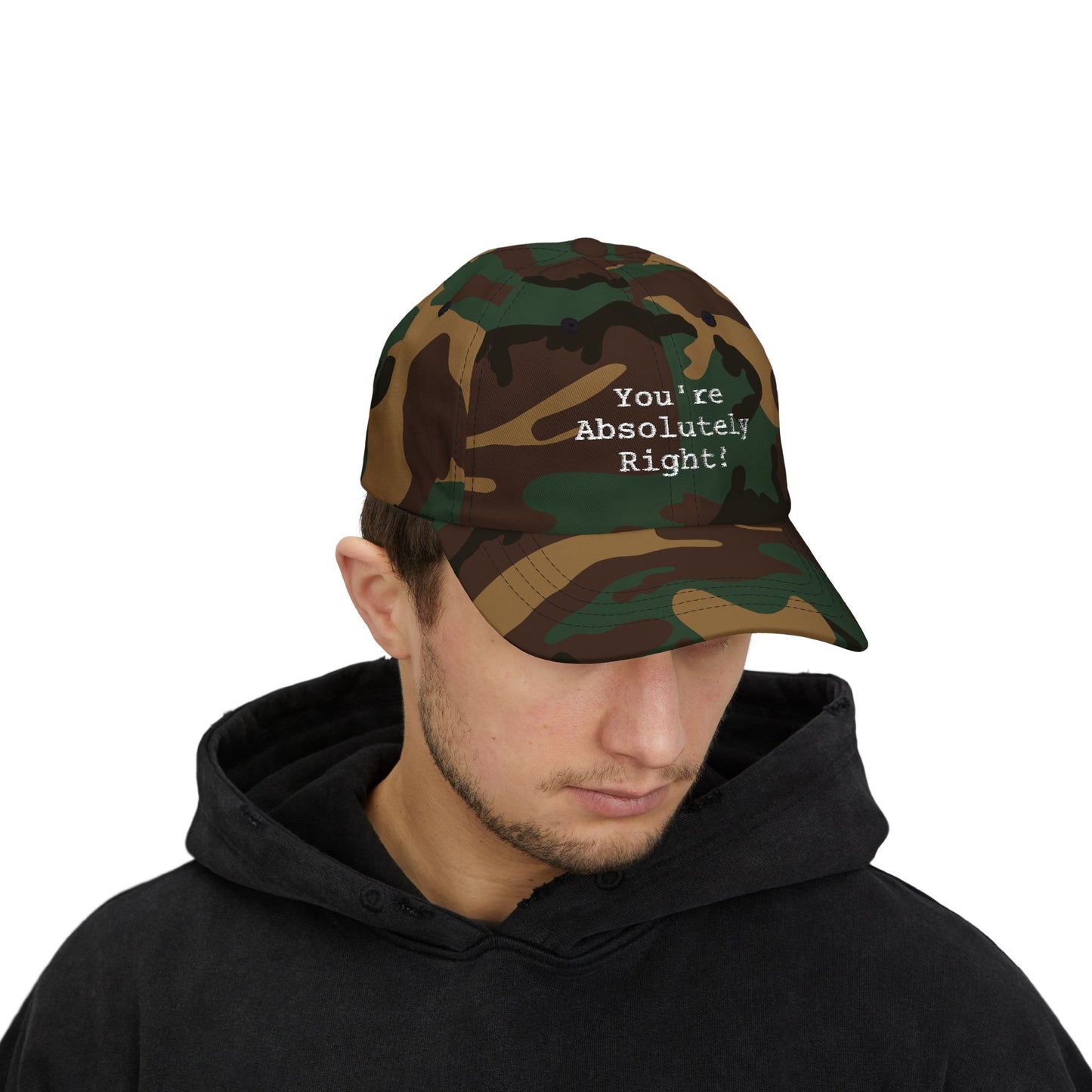 You're Absolutely Right Dad Cap (Dark)