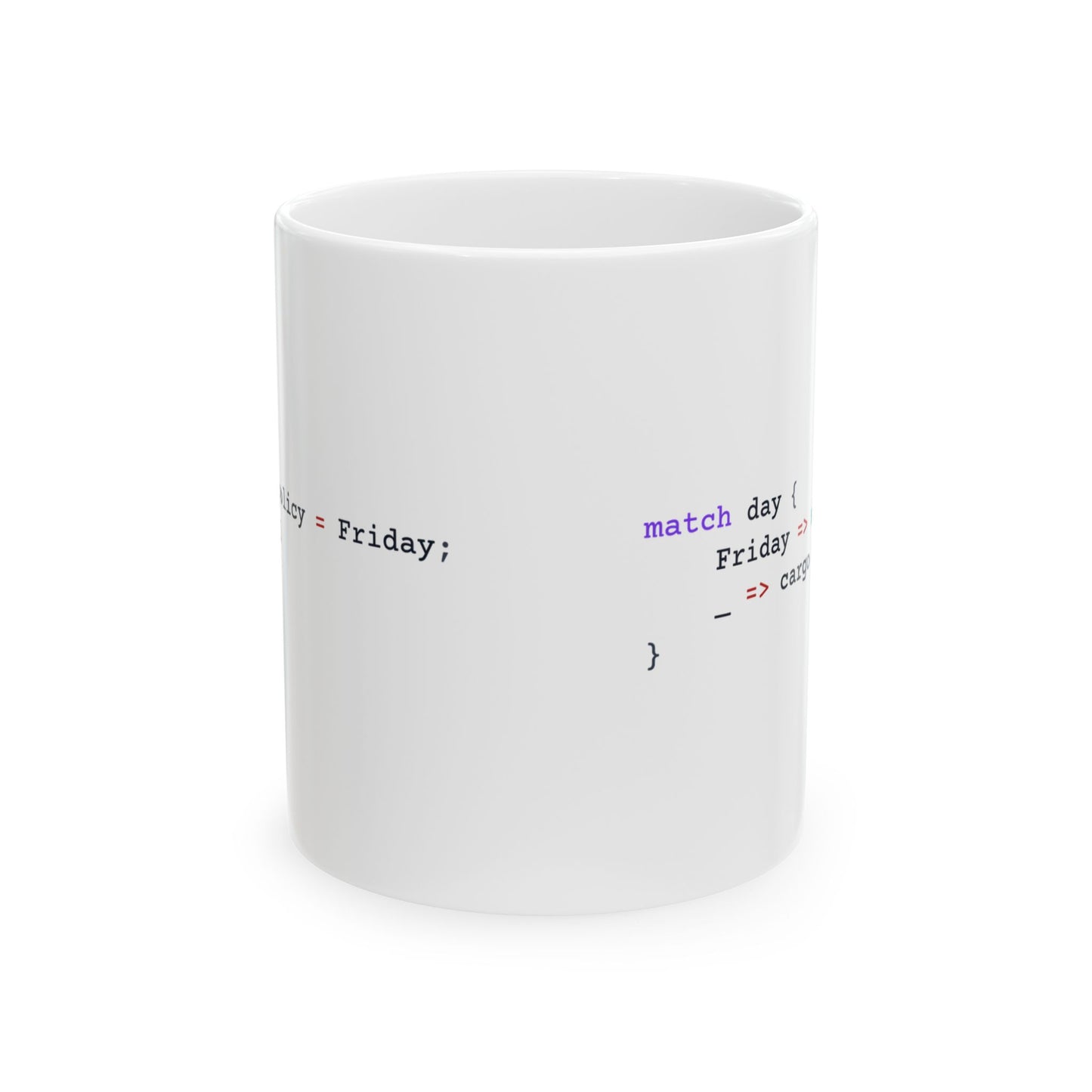Rust match day Mug (Light)