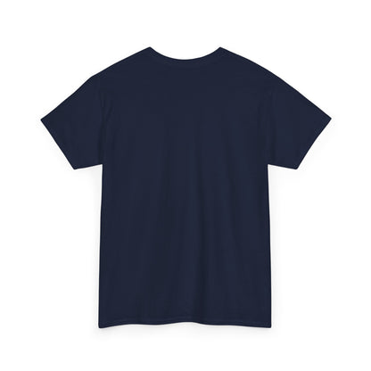 Black tee with a small white monospace private key block containing the number 4, centred on the upper chest.