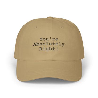 You're Absolutely Right Dad Cap (Light)