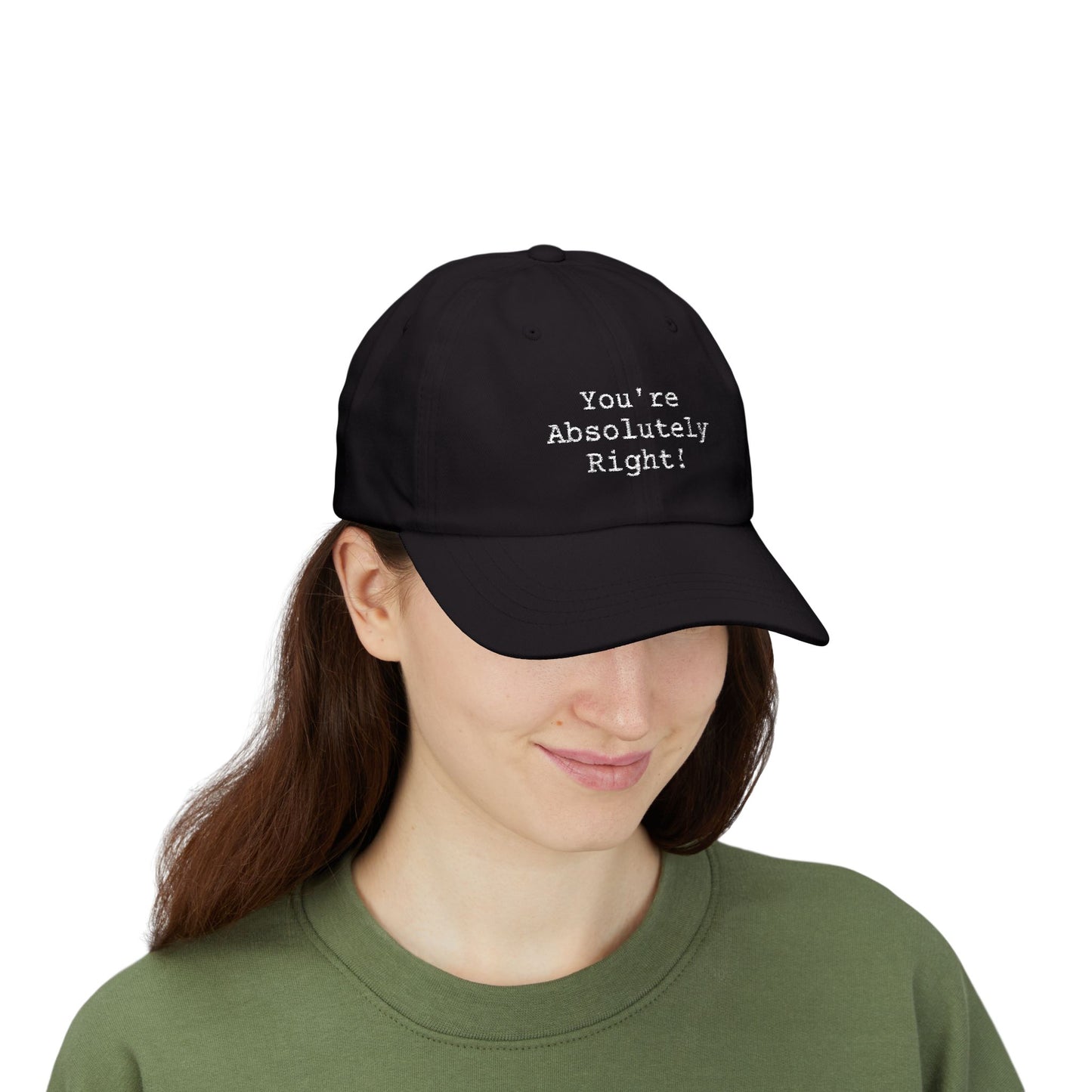 You're Absolutely Right Dad Cap (Dark)