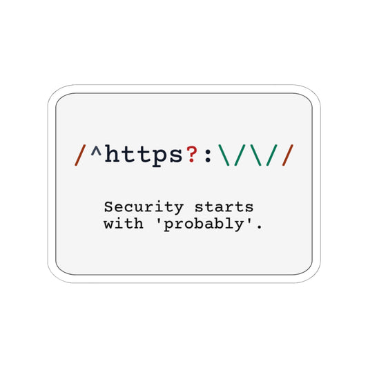 Regex Probably A URL Sticker (Light Mode)