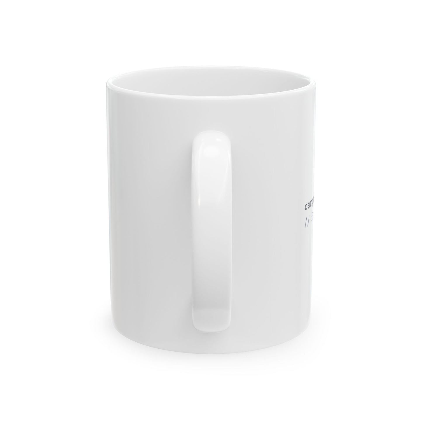 Rust panic! Works On My Machine Mug (Light)