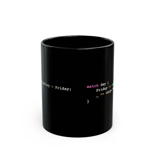Rust match day Mug (Dark)