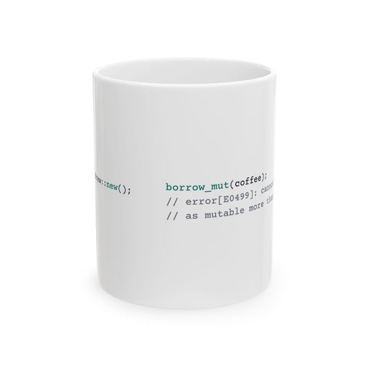 Rust borrow_mut(coffee) Mug (Light)