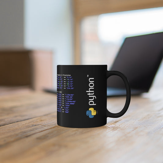 Python String Formatting Cheats Mug Dark